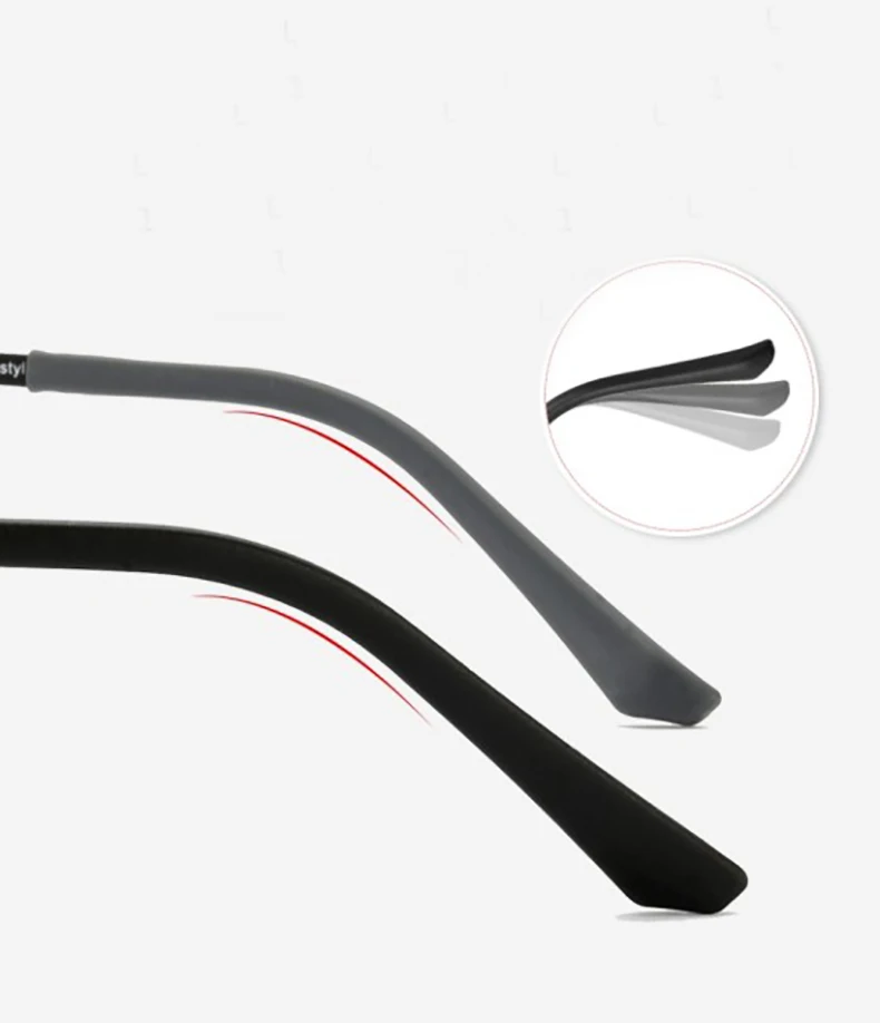 Kann Blume Mode Lesebrille Männer Metall Brillen Rahmen Für Männer Blau Licht Blcoking Gläser – Detail 4
