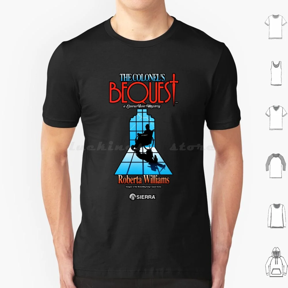 

Футболка Laura Bow ( Colonel's) Colonels Bequest Sierra Fan Print-Hd, большой размер, 100% хлопок Laura Bow Colonel Colonels Bequest