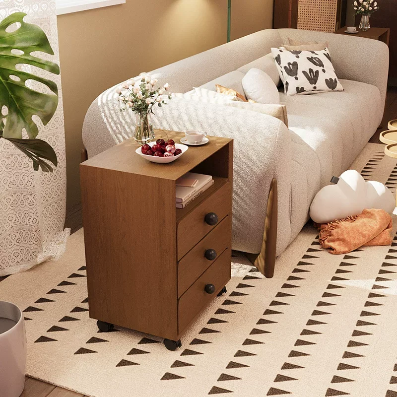 Black bedside table 20 cm removable side few bedrooms, narrow crevice cabinet by the bed, very narrow 30cm mini cabinet