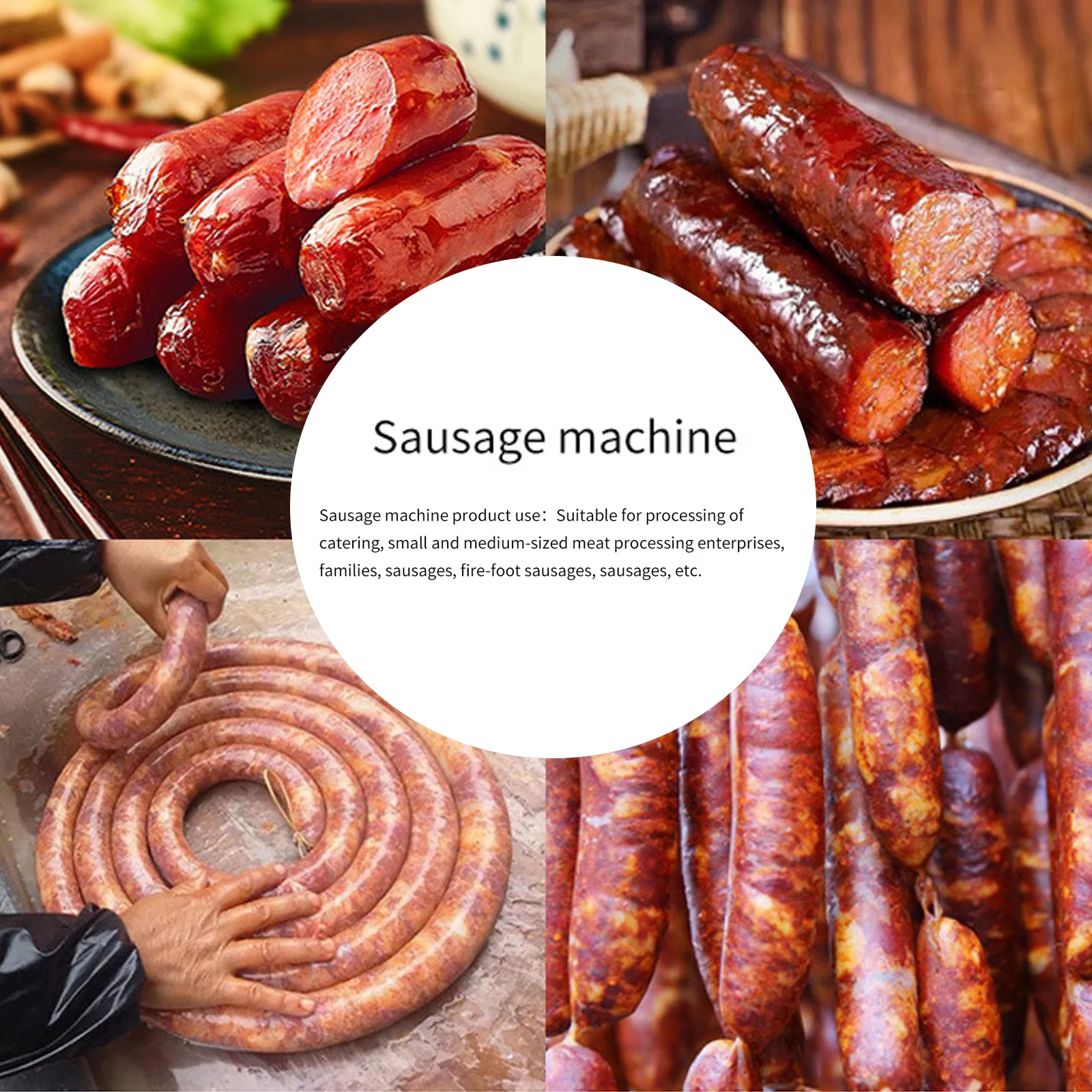 Machine à saucisses artérielles, remplisseur de saucisses, prix d'usine, 5