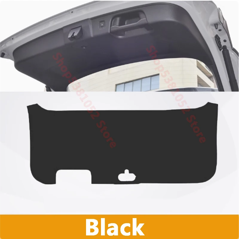For Leapmotor C10 2023 2024 Car Rear Trunk Tailgate Protection Pad Trunk PU Leather Decorative Pad Accessories Cover