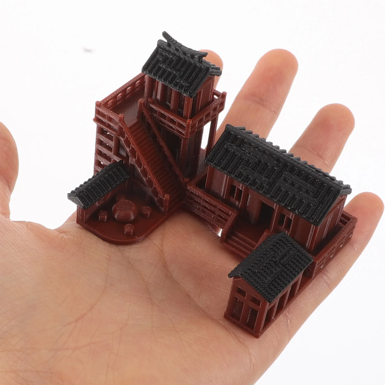 

Miniature Stone Steps Bonsai Rockery Mountain Statue for Home Office Serene Rustic Atmosphere Terrarium Figurines