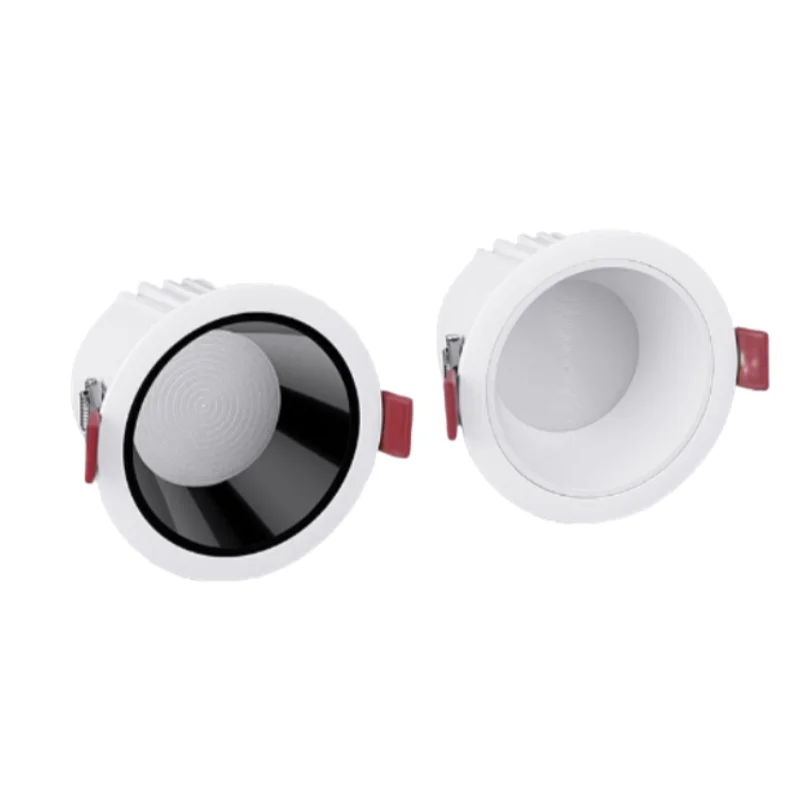 

Антибликовые круглые встраиваемые светодиодные светильники с регулируемой яркостью 7 Вт 10 Вт 12 Вт COB Потолочный светильник Точечные светильники AC110-220V Алюминий Бытовое освещение