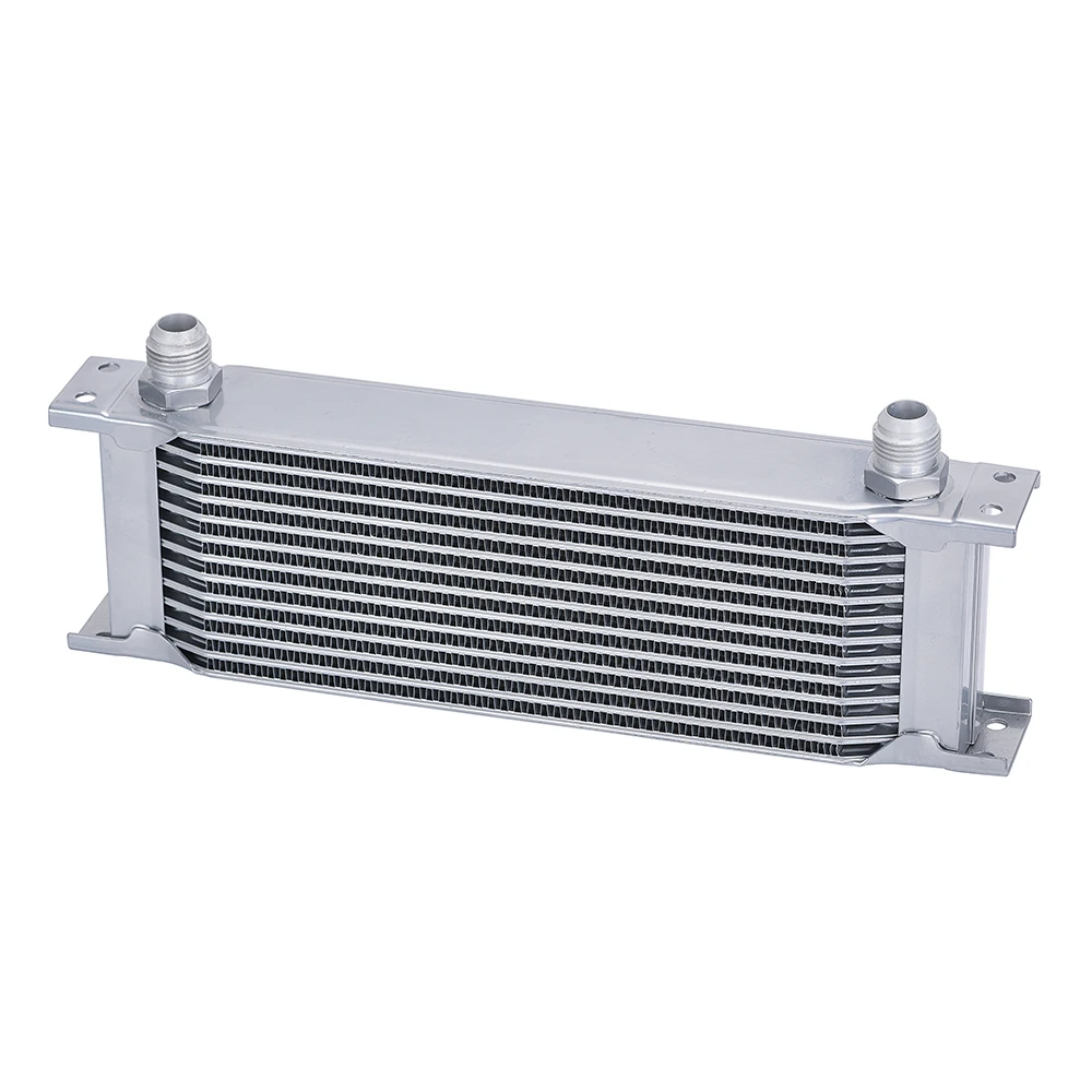AN10 Aluminium Radiator 10/13/15/16/19/25/30 Rij Britse Type Auto Motoroliekoeler Koeling Radiator Vervanging Universele Koeler - afbeelding 1