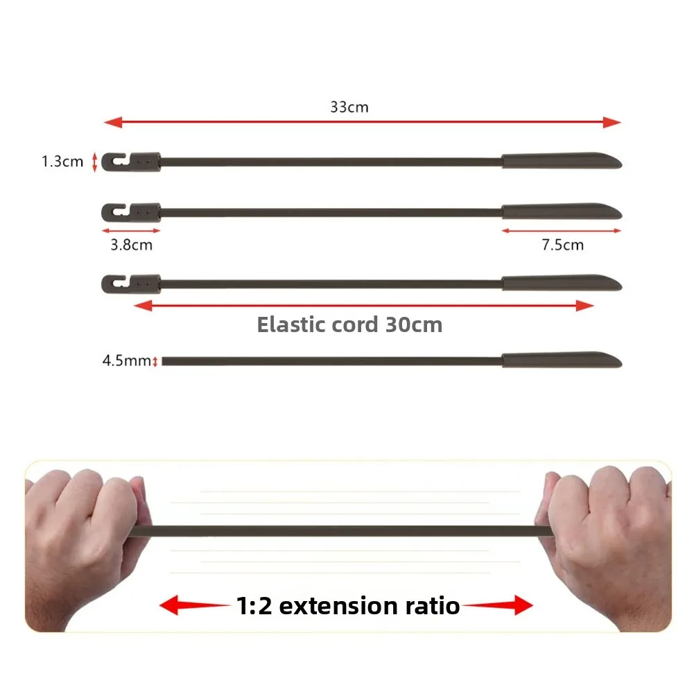 

Waterproof Elastic Bungee Rope 5mm x 30cm for Outdoor Use with Superior Tensile Strength and Consistent Recoil Performance