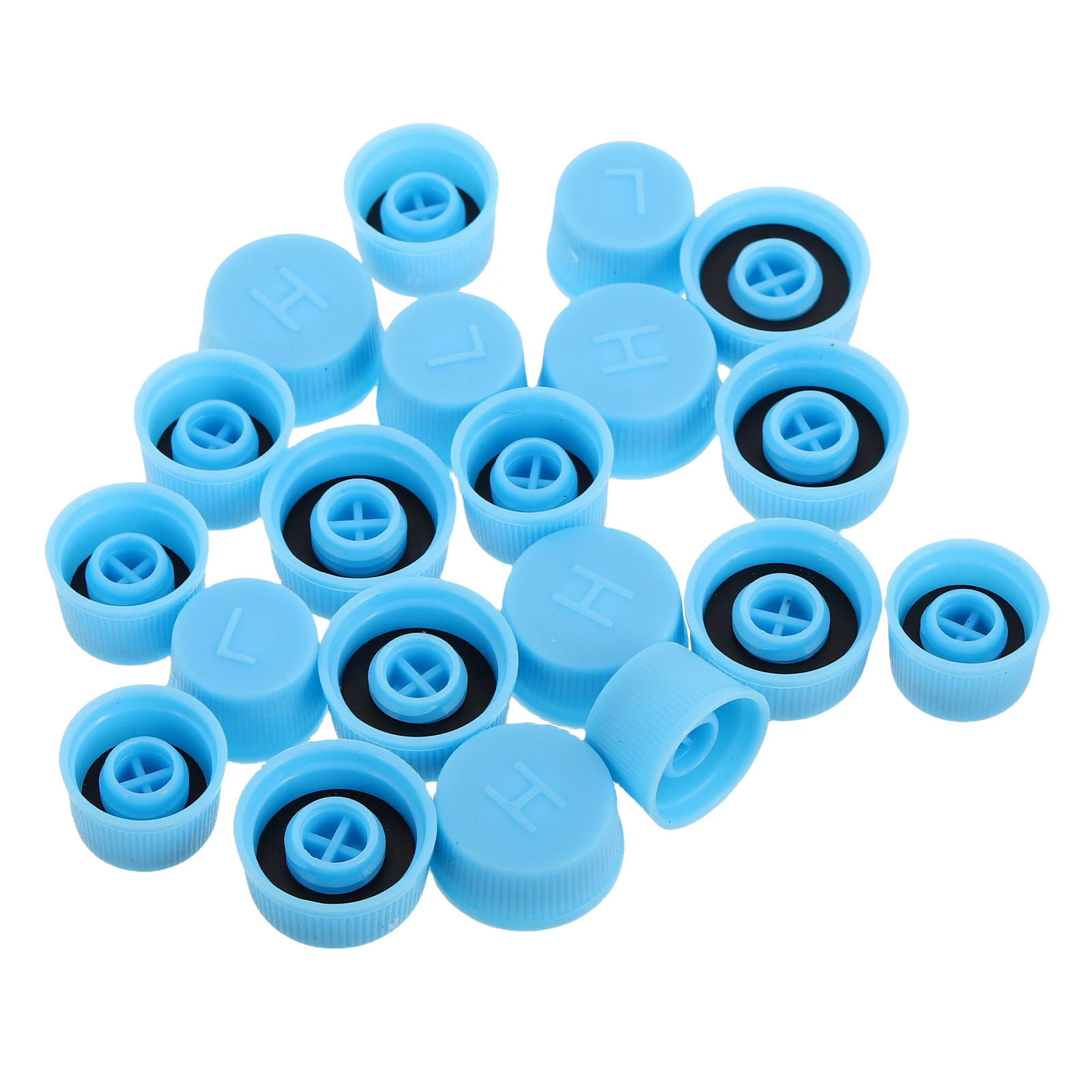 

20pcs Air Conditioning Pipeline Dust Cap Durable Repair Tools Valve Cover Car Compatible Multifunctional High Low Pressure