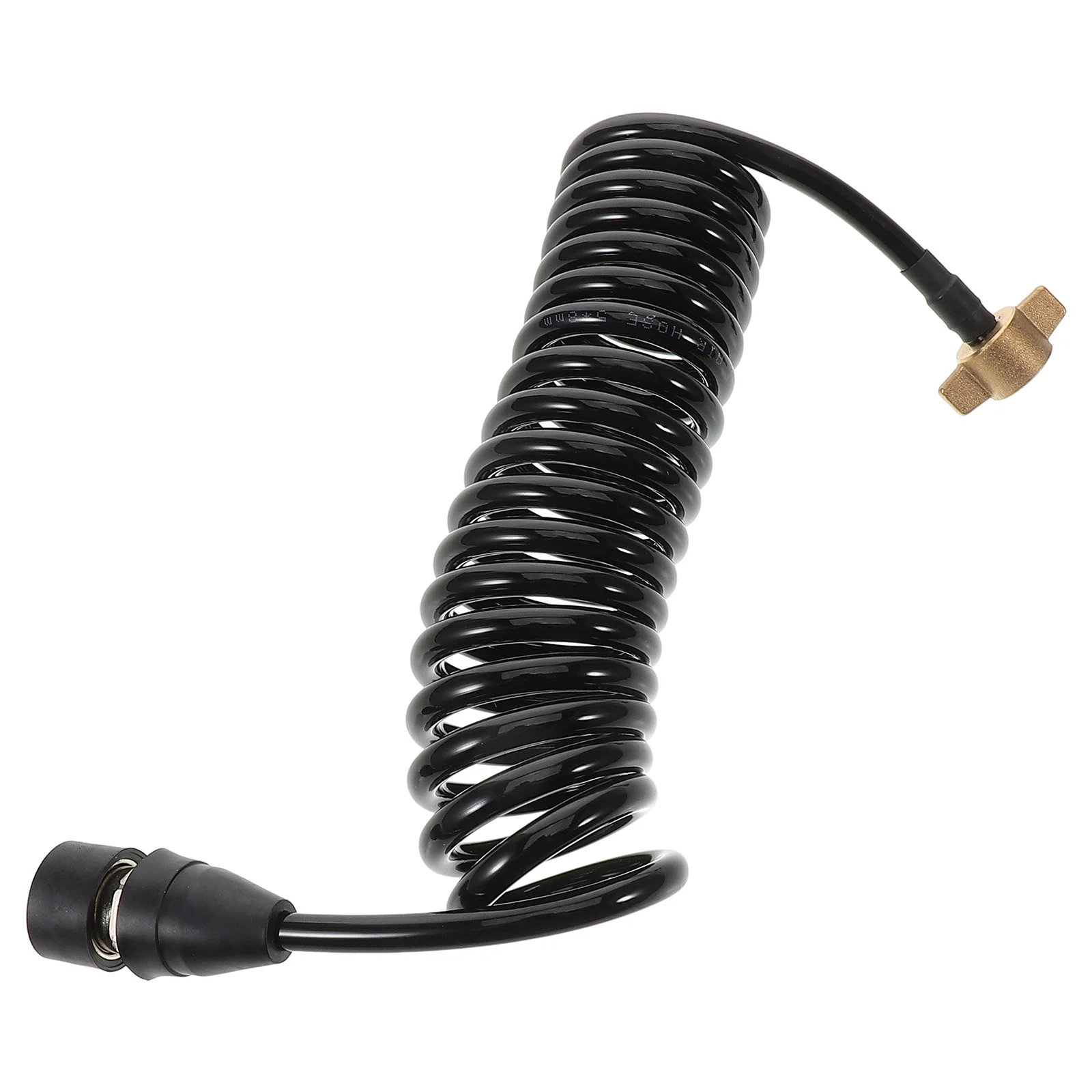 

Truck Air Intake Hose Quick Connect Copper Nut Universal Fit Reliable Sealing Flexible Trailer Engine Drain Tubing Easy