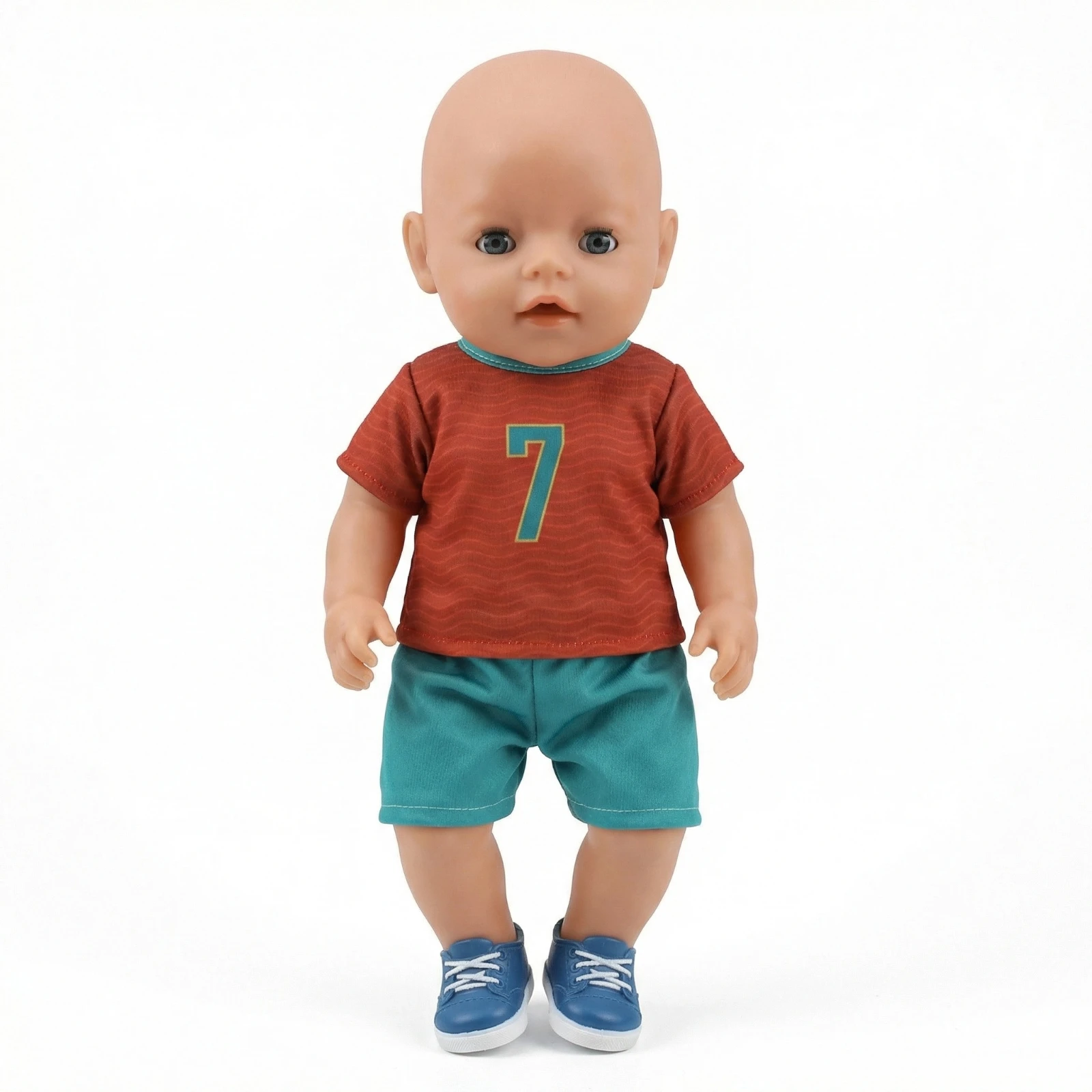 Doll Soccer Jersey Uniform Breathable Sports Clothing For 43cm Dolls Best Seller