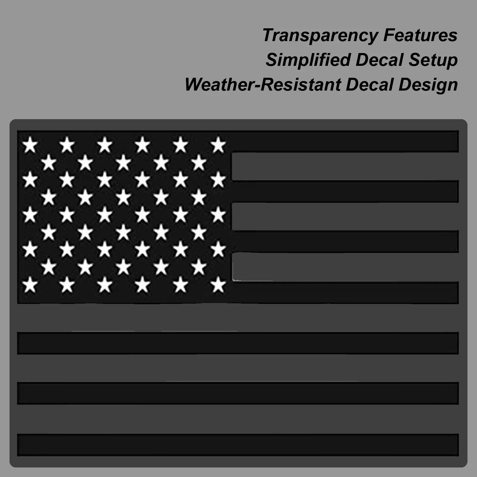 

Truck Rear Window Decal Flag Patriotic Back Window Stickers Film Windshield Decor For Car Automotive Suv Pickup Vehicle Exterior