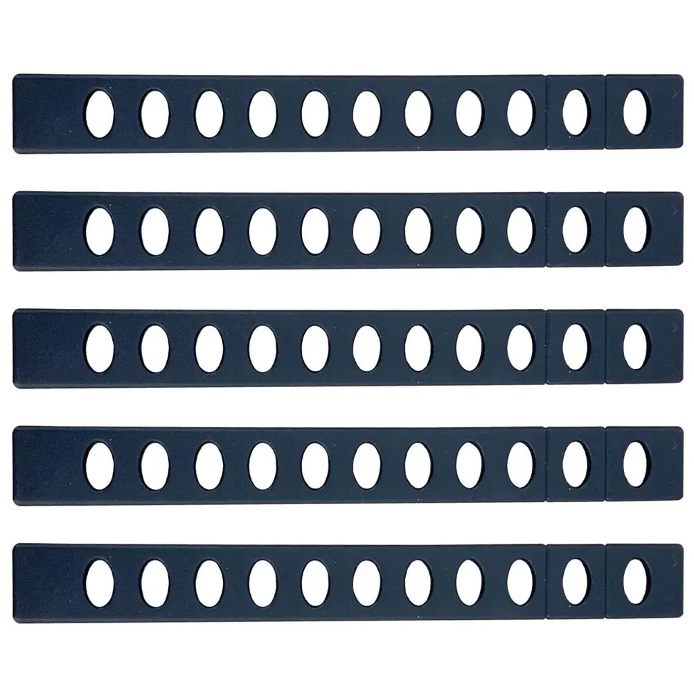 

5 Pcs Knife Blade Guards Protective Covers for Chef Knives Edges Sheaths Kitchen Supplies Black Plastic Practical