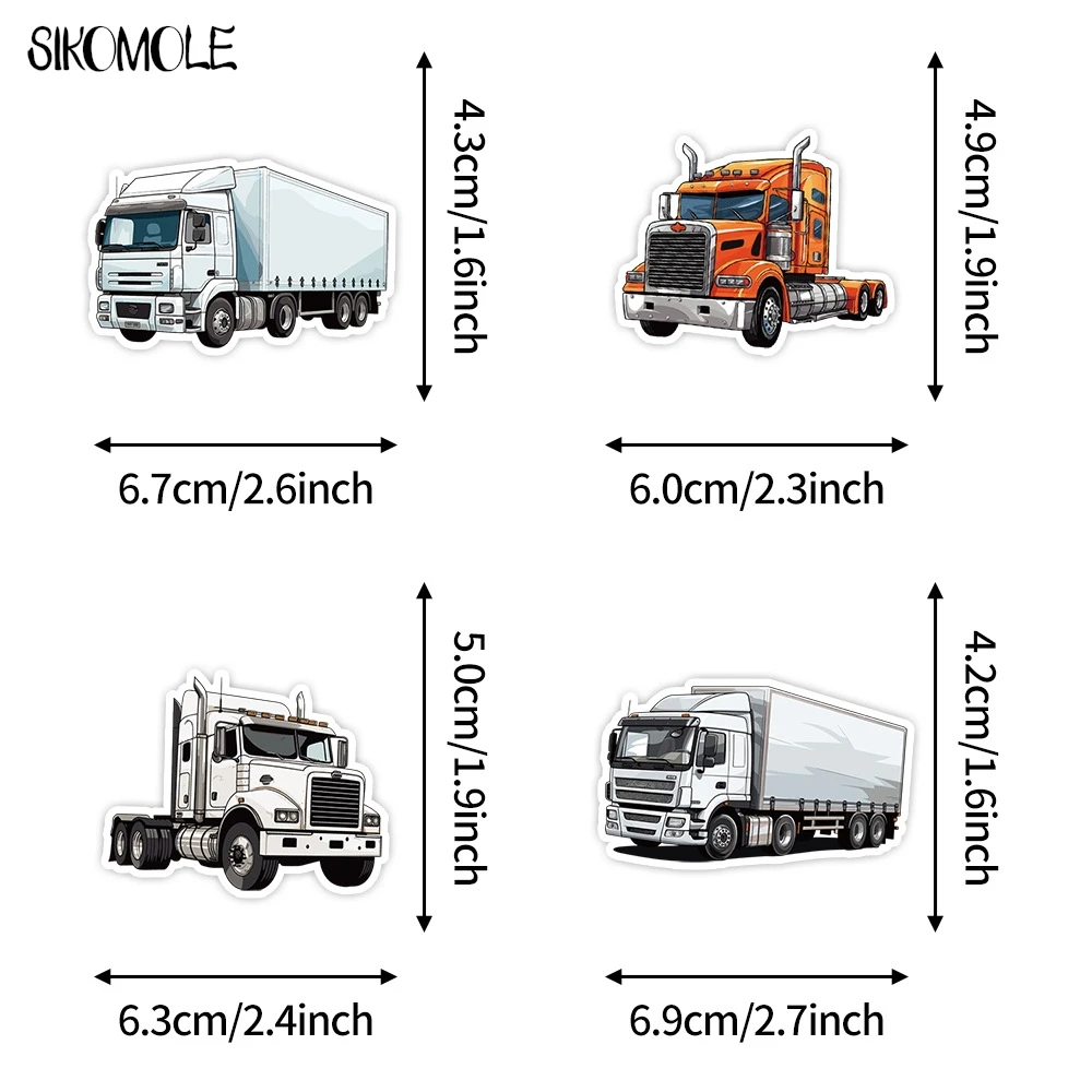 10/30/50/100 個漫画ヴィンテージ車のトラック落書きステッカー美的 DIY おもちゃ子供ギター荷物スーツケースデカールステッカーパック