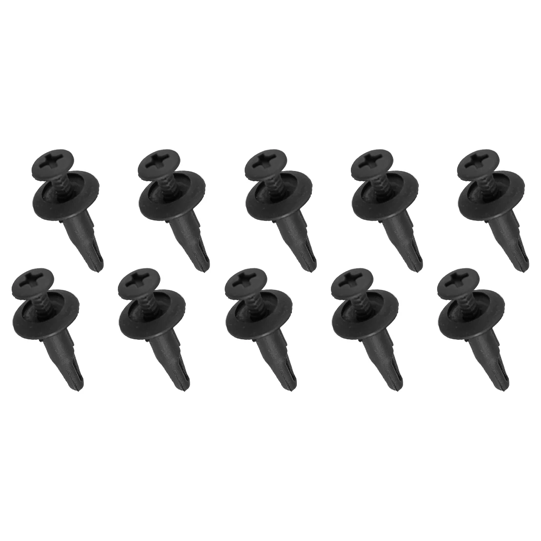 10Pcs Front Grille Bumper Mudguard Panel Trim Scrivet Rivet Retaining Clip Fastener Retainer Fit for Ford Ranger Mazda BT50