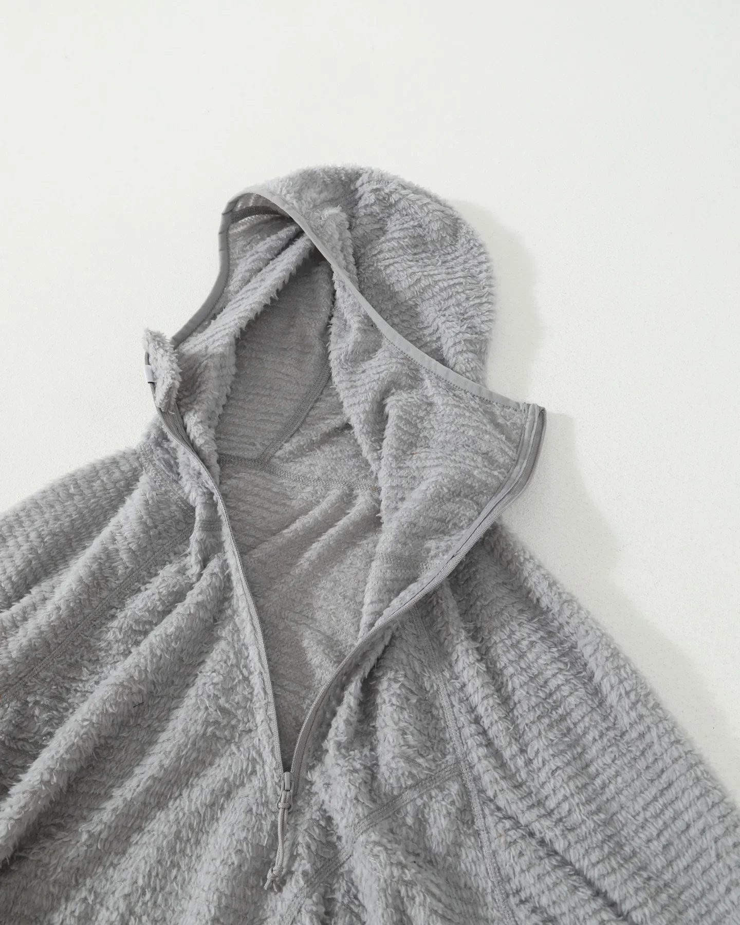 Unisex Vielseitiges Outdoor-Thermo-Unterhemd - Gemütlicher Antistatischer Fleece-Kapuzenpullover mit Ferninfrarot-Wärme für Kaltes Wetter – Detail 7