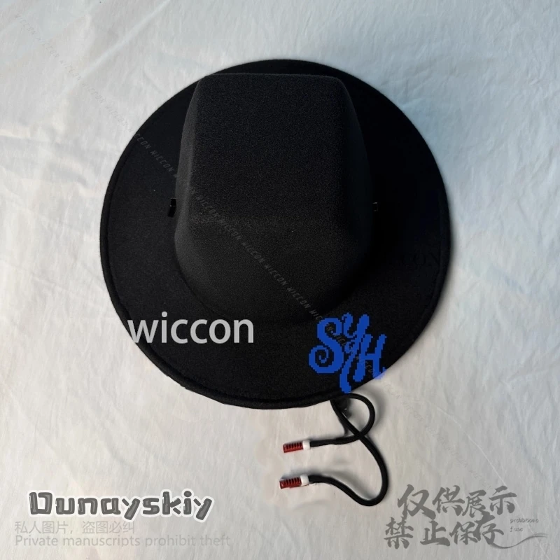 Саджабай Инь Косплей Красивый Вампир Kpop Демон Идол Сценическая Униформа Шляпа Черный Хэллоуин Вечеринка Гот DIY Головные Уборы Cos Индивидуальные