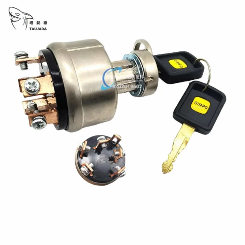 

For Doosan Ignition Switch DX55 DX60 DX70 DX75 DX80 DX90 Excavator Parts Ignition Starter Switch