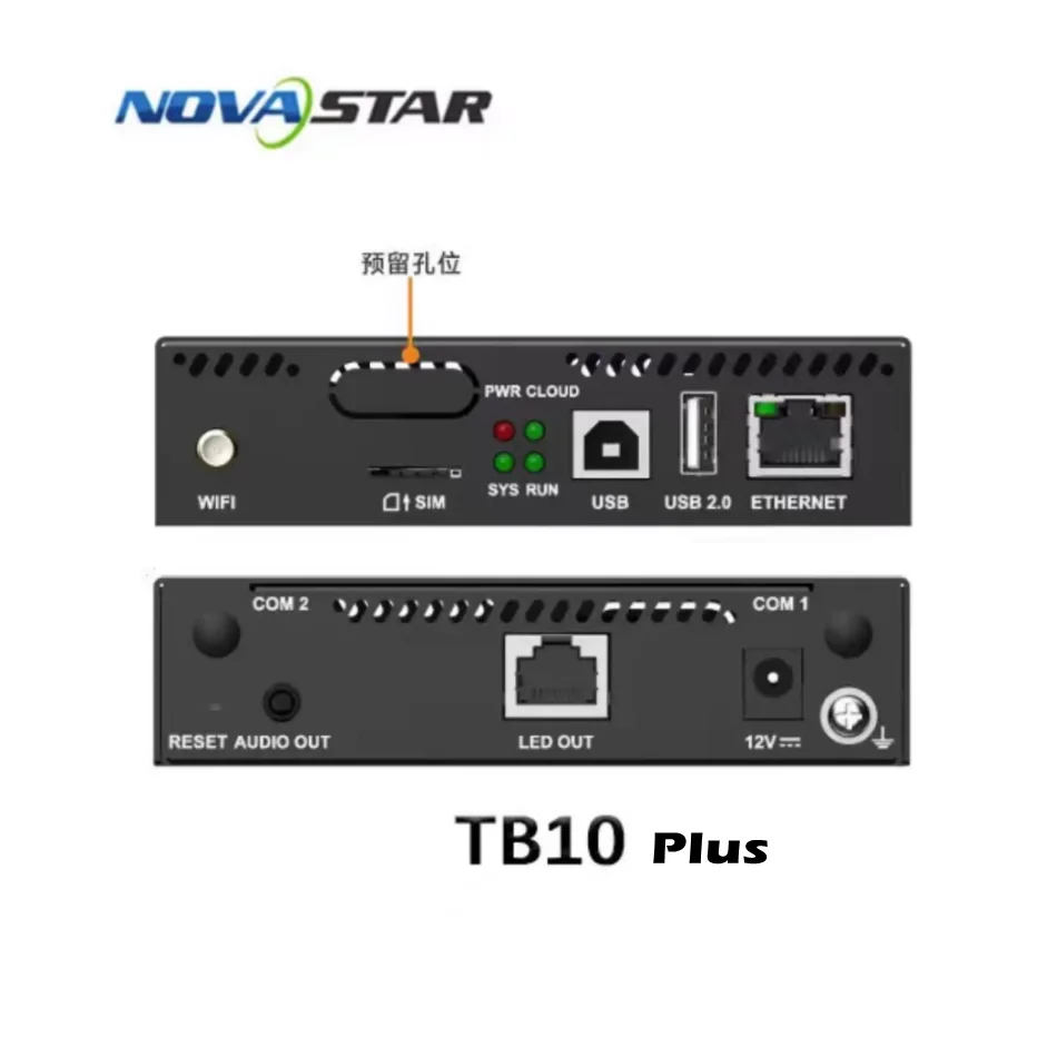 شاشة عرض LED وحدة تحكم Novastar مشغل الوسائط المتعددة غير المتزامن TB10plus TB20plus TB30 TB40 TB60 #1