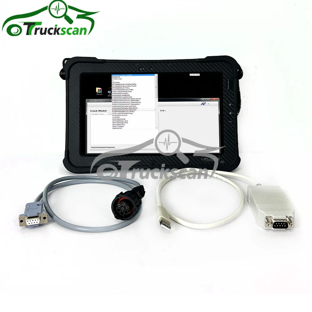 

Forklift Crown Linde Interface PEAK PCAN-USB Crown CAN Interface Full System Diagnostic Tool With Xplore Tablet