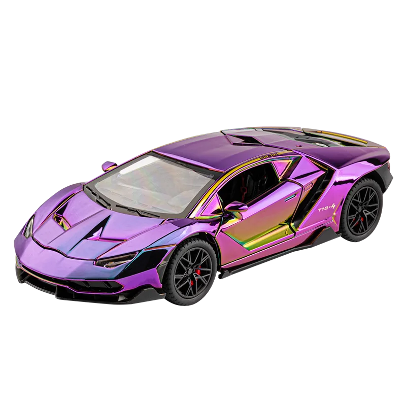 1/24 لامبورغيني نموذج محاكاة سبيكة سيارة رياضية لعبة أطفال سيارة الصبي هدية نموذج سيارة مجموعة زخرفة #5
