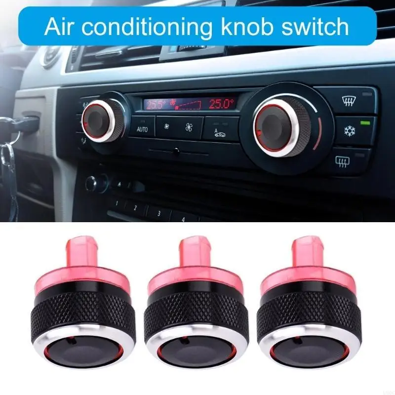 3pcs/Pack Automobiles Climate Control Knobs For Efficient Temperature Management New