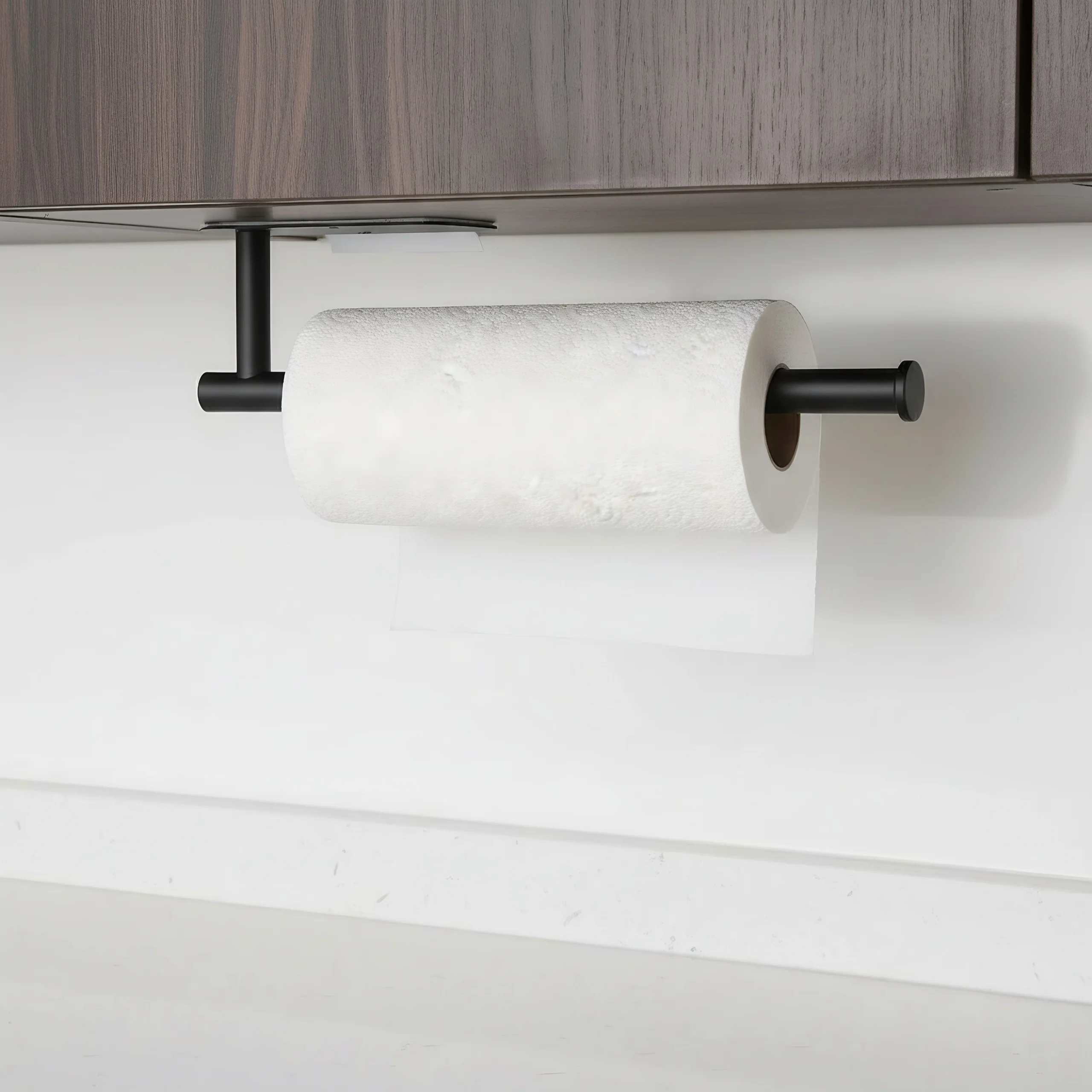 

Simple Stainless Steel Towel Holder, Kitchen Must-Have Organizer, Saves Counter Space, Modern Design