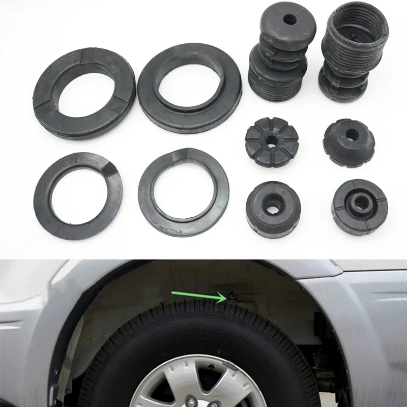 Suspension Strut Damper Bushing Shock Absorbing Rubber 10 PCS For Mitsubishi Pajero Montero V63 V64 V73 V75 V83 V98W V88W V68W