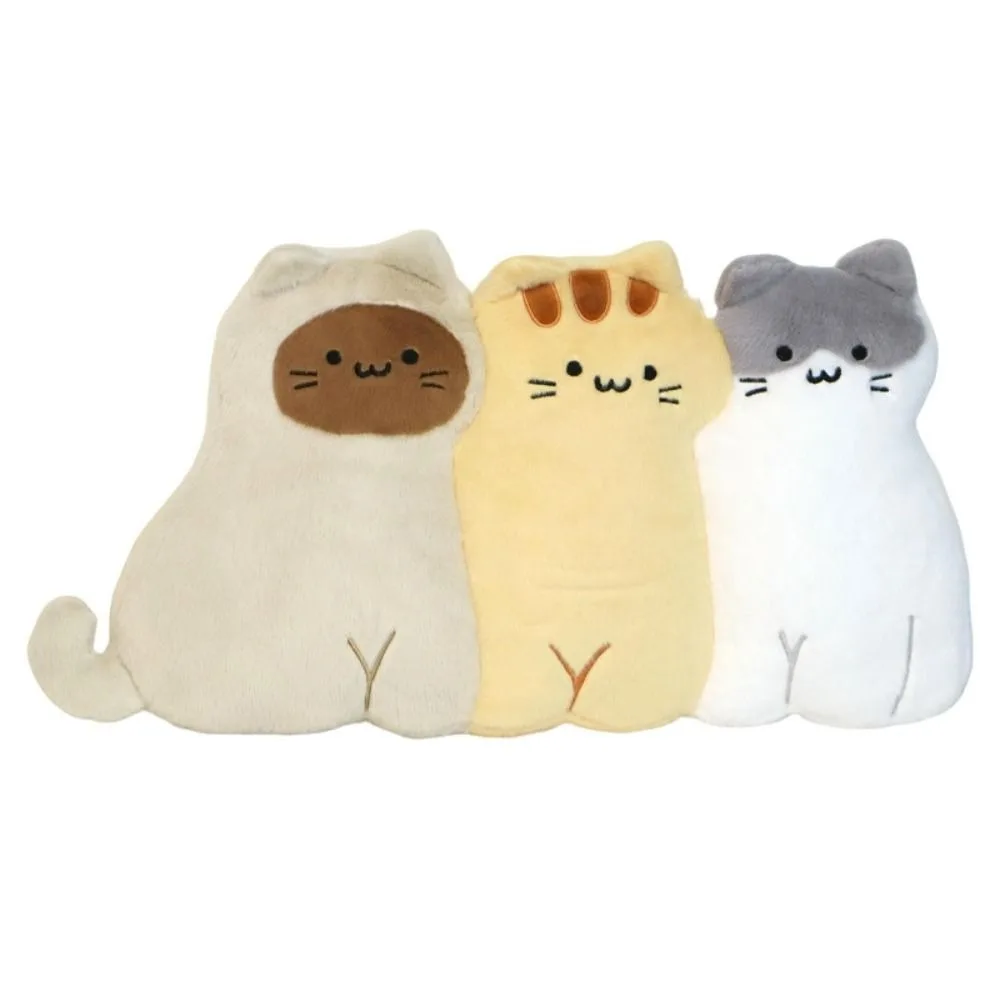 

PP Cotton Filled Plush Throw Pillow Cute Cartoon Adorable Companion Cat Dog Plush Toy Soft Fluffy Decorative Sofa Pillow