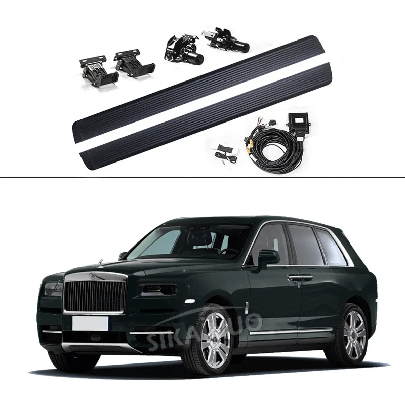 Electric folding step deployable running board power foot steps automatic footrest accessories for Rolls Royce Cullinan