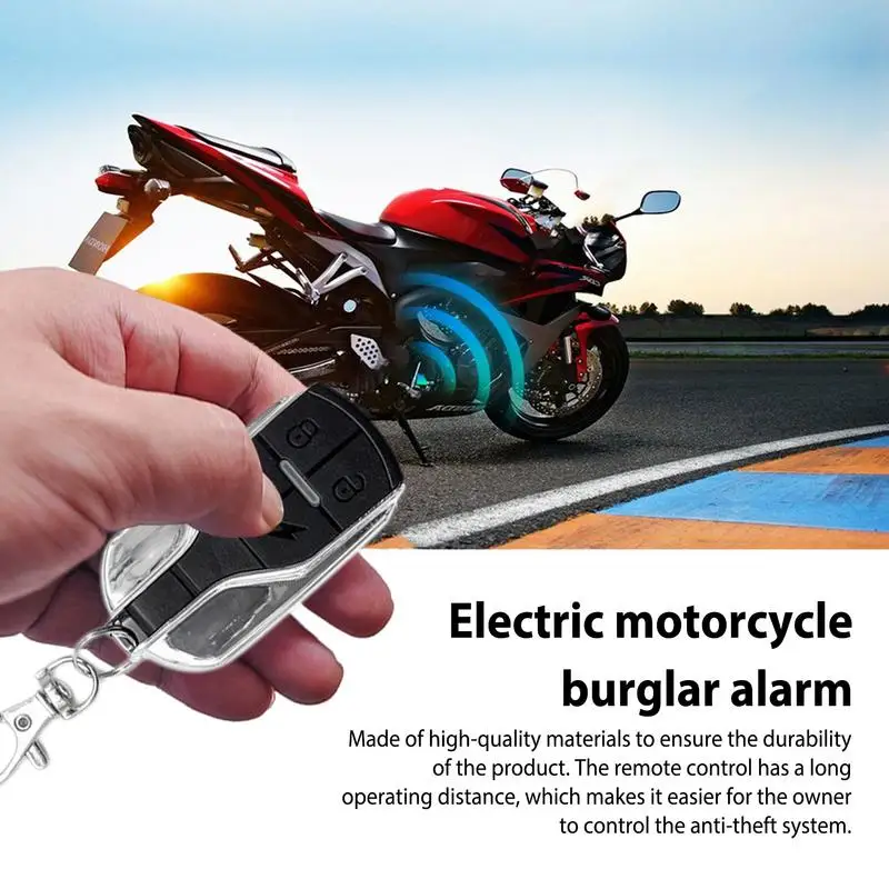 Anti Theft Alarm Motorcycle Anti-Theft Security Burglar Alarm System Electric Scooter Device Vibration Motorcycle Alert Remote