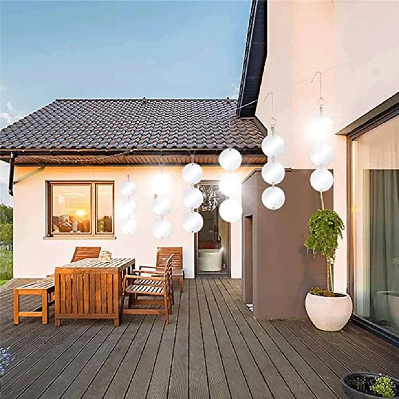 

Модернизированный зеркальный отражающий репеллент для птиц, модернизированный набор дисков для отпугивания птиц, высокоотражающие двусторонние отражатели птиц-B60B