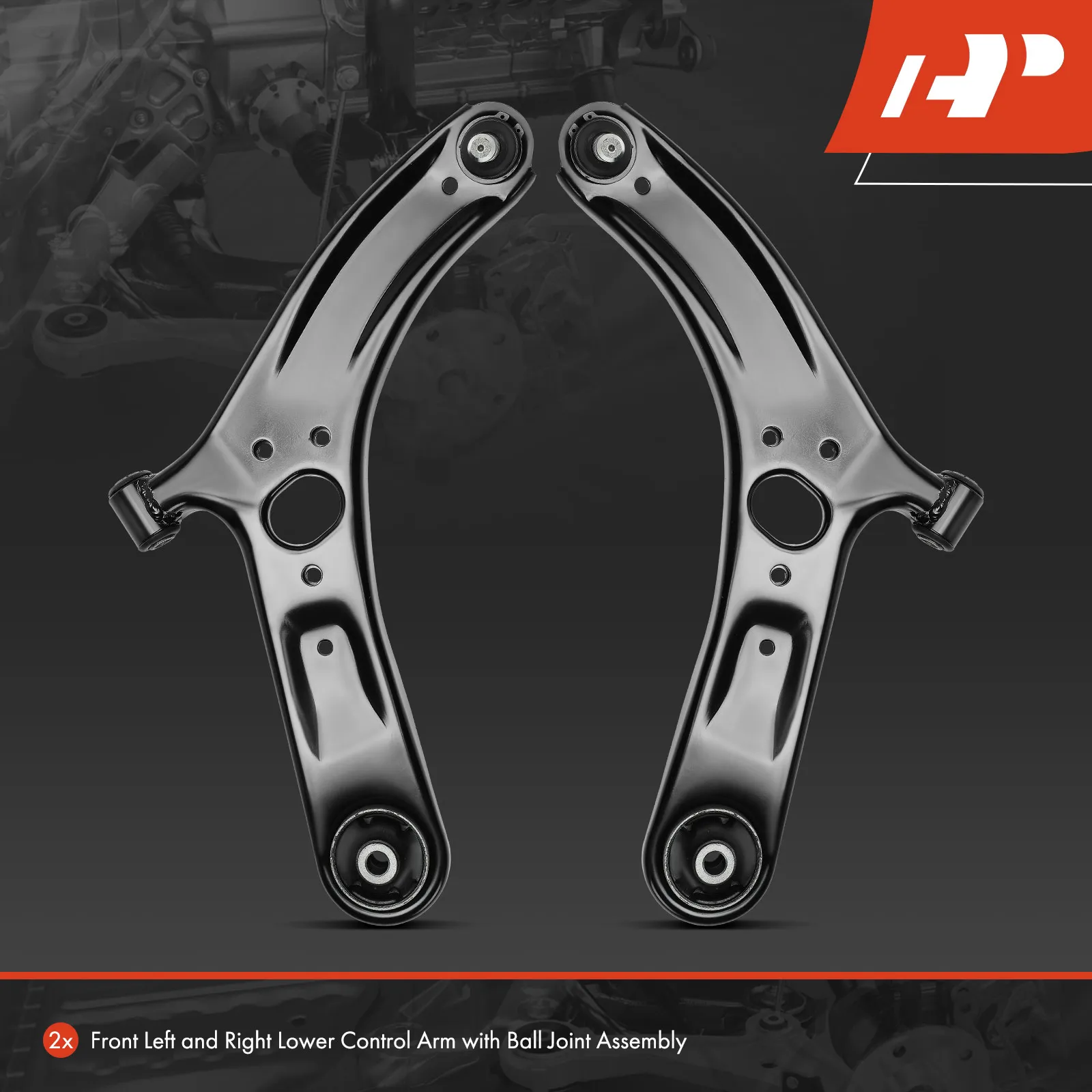 A-Premium 2x Front Left & Right Lower Control Arm & Ball Joint Assembly for Kia Rio 2012-2017