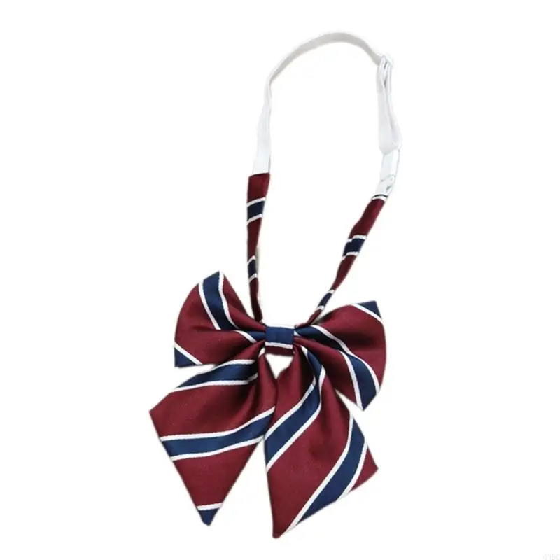 Q39C 1pc/3PCS Neckties for Teen Girl Banquets Masquerades Necktie British Neckwear Female Uniform Bowknot Necktie