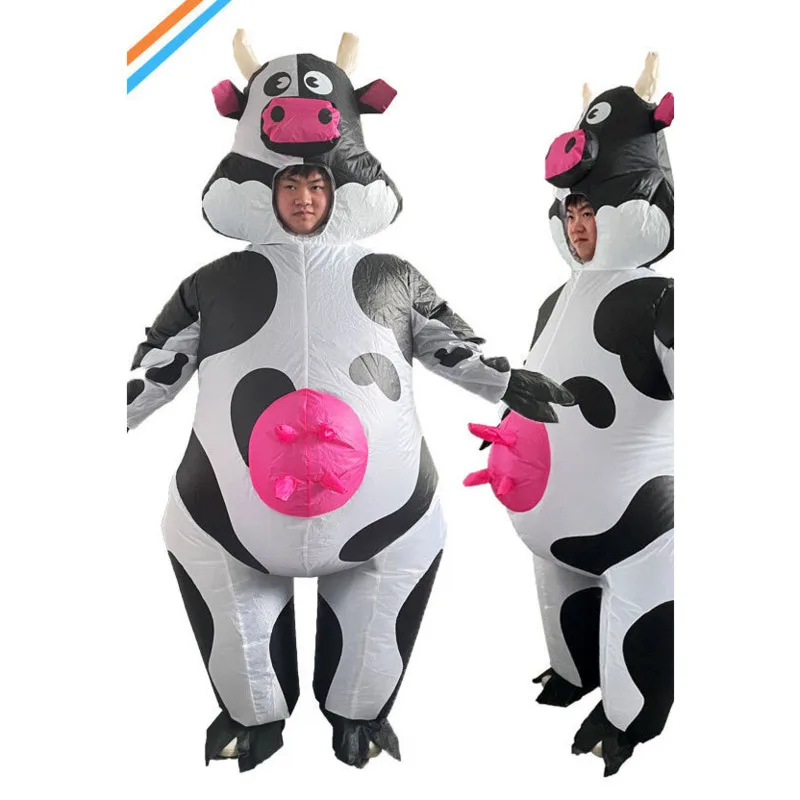 

Halloween Cow Inflatable Cosplay Cow Costume Party Funny Costume New Bobo Cow Inflatable Costume Performance Coswear