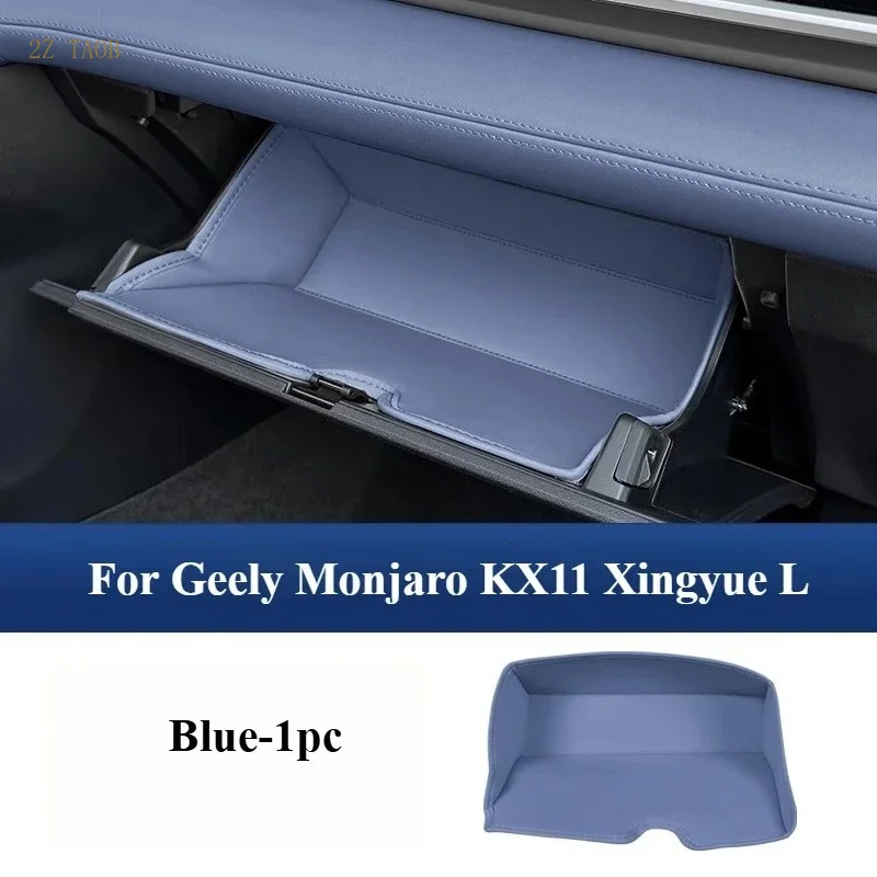 Fit For Geely Monjaro KX11 Xingyue L 2021-2025 Car Copilot Glove Box Protective Pad Mats Stowing Glove Box Storage Bag Pocket