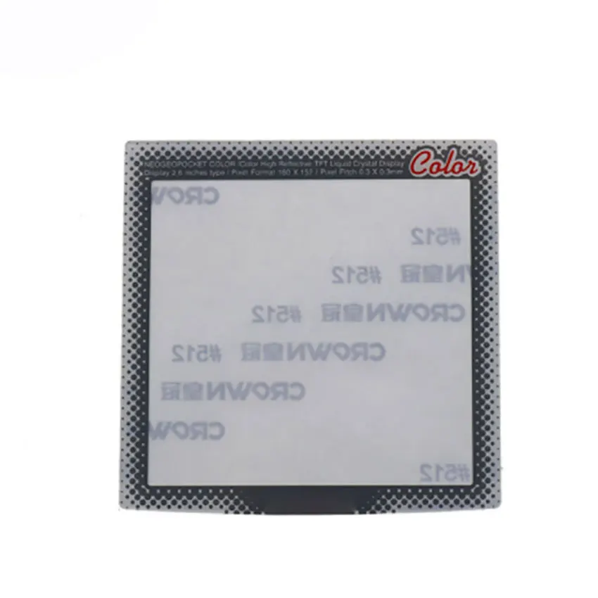 Cltgxdd 1 piece FOR Neo GeoPocket NGP colored plastic glass mirror screen lens protective case for NGPC Neogeoo LCD screen lens