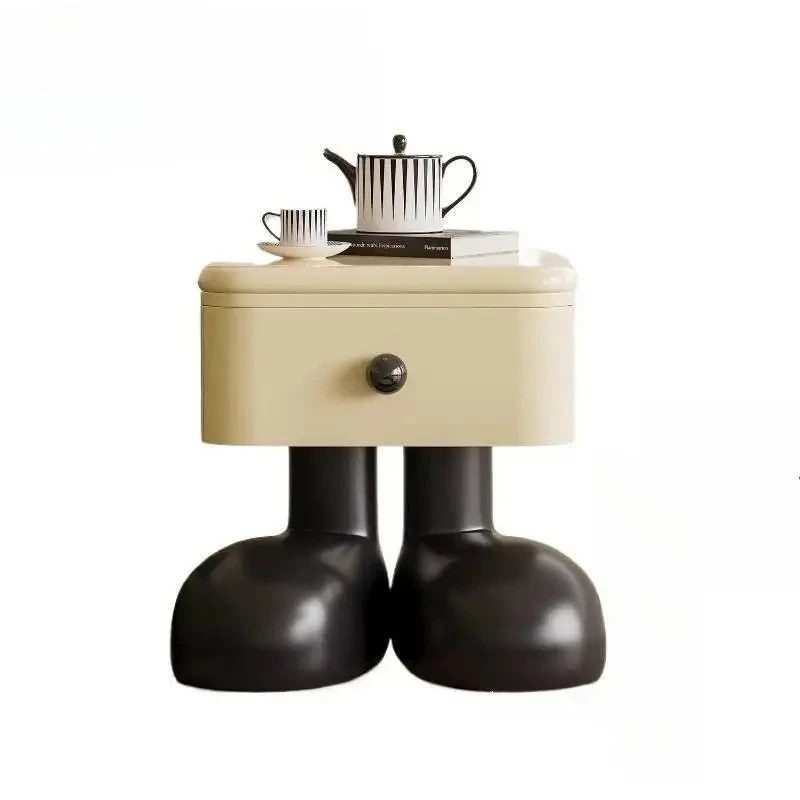 

Narrow Nordic Nightstands Unique Black Cute Minimalist Modern Nightstands design Solid Wood Mesa De Noche furniture for bedroom