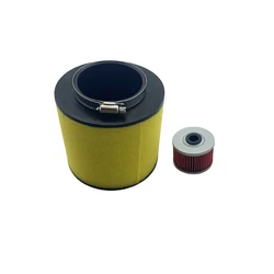 Air Filter Cleaner Element+Oil Filter For Honda Foreman 400 450 TRX400 TRX450 1995-2004 Rancher 350 TRX350 2000-2006 17254-HN5-6