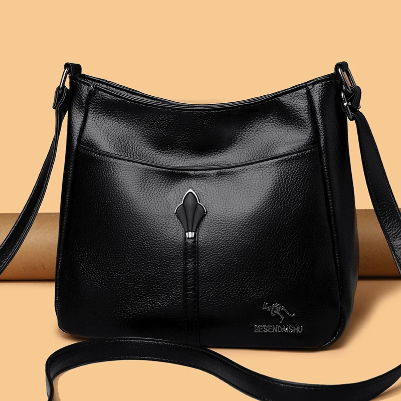 

Ladies' new trendy crossbody bag, shoulder bag, square fashion versatile, solid color letter commuting bag