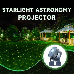 Dynamic Starry Sky Laser Projection Light Rotating Outdoor Atmosphere Lighting for Park Courtyard Decorations