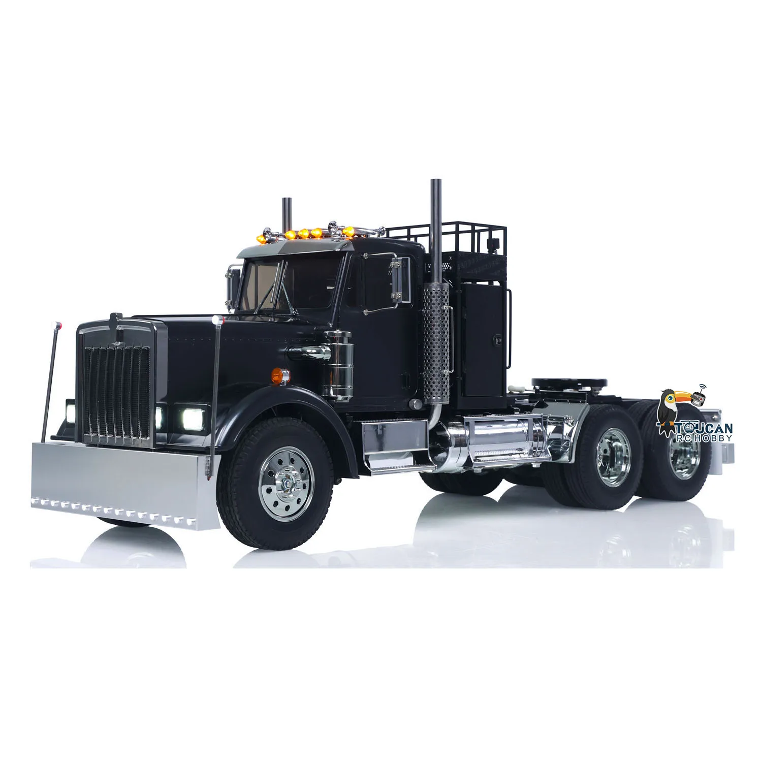 TAMIYA 56336 King Hauler 6x4 1/14 RC Tractor Truck RTR Flysky ST8 Radio Remote Control Lorry Car Model Light Sound Smoke Unit - Image 6