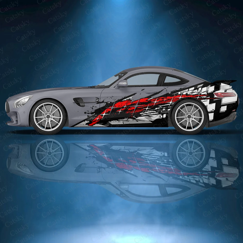 

Stars splash ink Car Stickers Custom Vinyl Side Graphics Modified Racing Car Accessories Package Car Decals Stickers