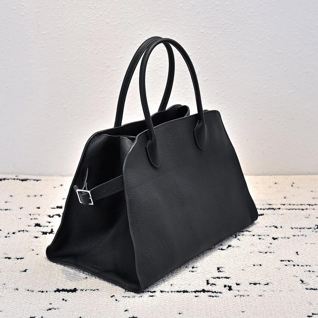 Black Margaux15 Bag for Women High End Stylish Designer Handbag Girls Trendy Luxury Large Vocation Tote