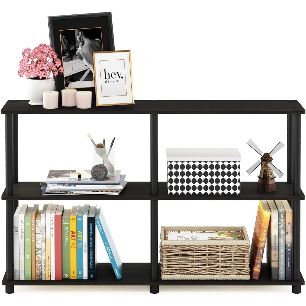 3-stufiges Eckregal, 47,4" breite offene Regale für die Organisation von Wohnzimmer, Garage und Heimbüro