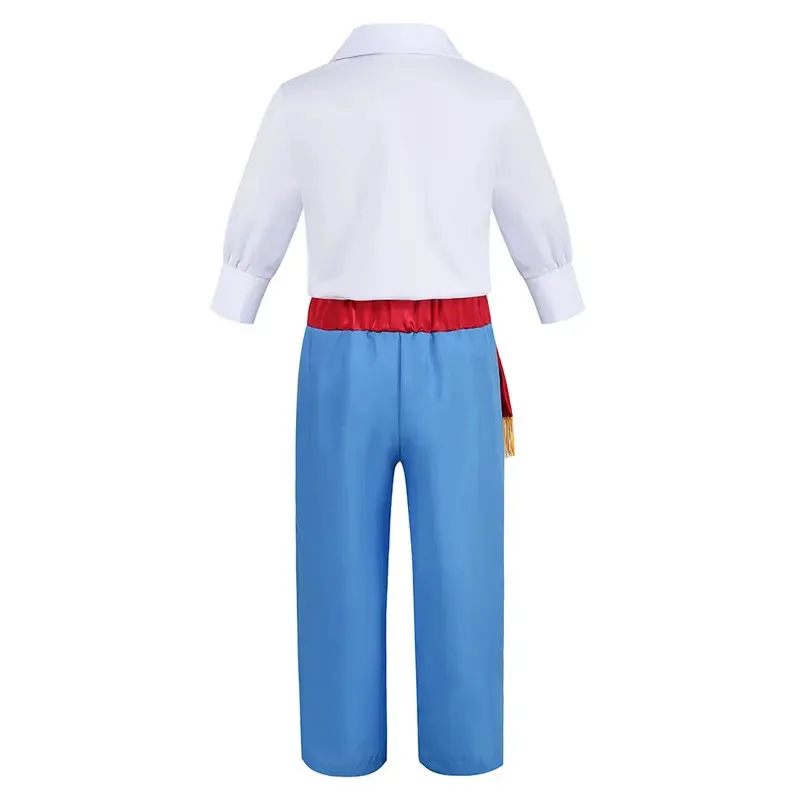Boys Halloween Prince Eric Costume Kids Anime Cartoon Mermaid Prince Role Play Outfits