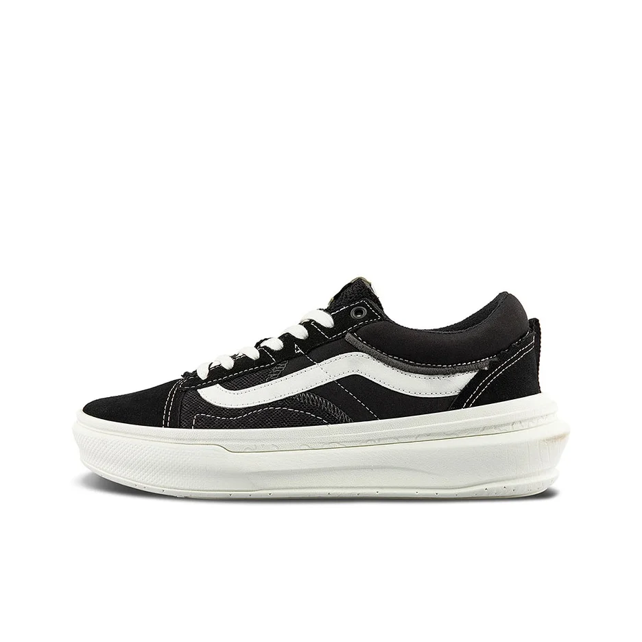 POIZON Old Skool Vans Overt Plus ComfyCush 'Preto e Branco'