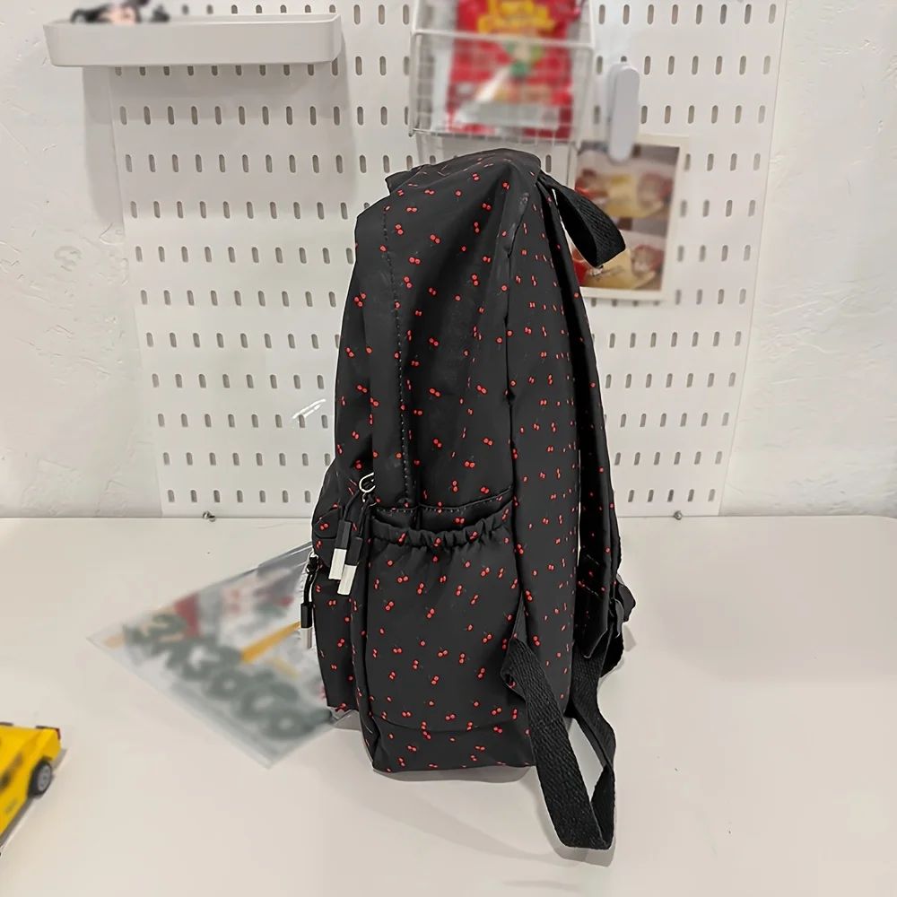 حقيبة ظهر نسائية خفيفة الوزن ذات سعة كبيرة، حقيبة ظهر صغيرة على شكل زهور على الطراز الفني، حقيبة ظهر كاجوال متعددة الاستخدامات