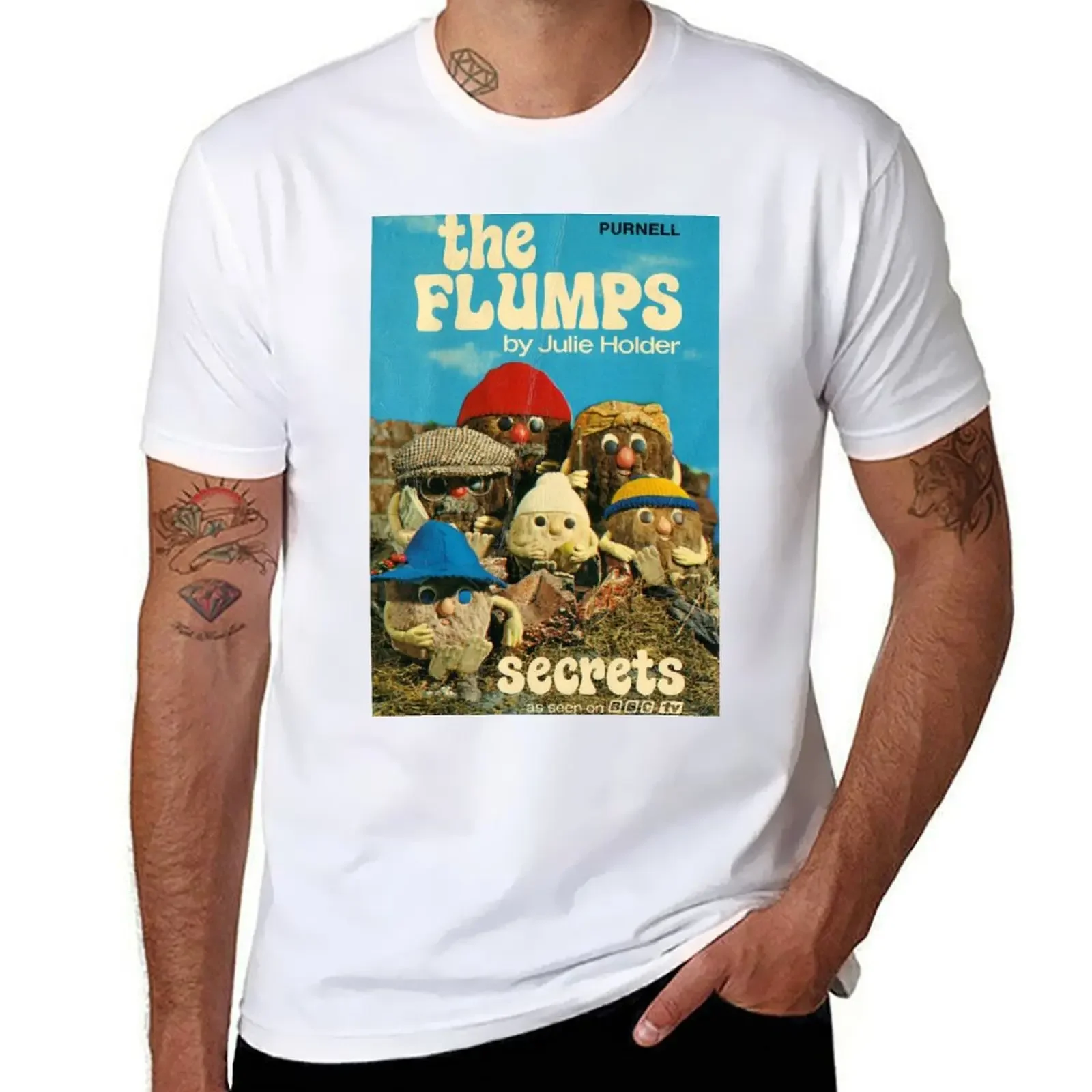 

The flumps T-shirt cute clothes tops hippie clothes vintage clothes slim fit t shirts for men