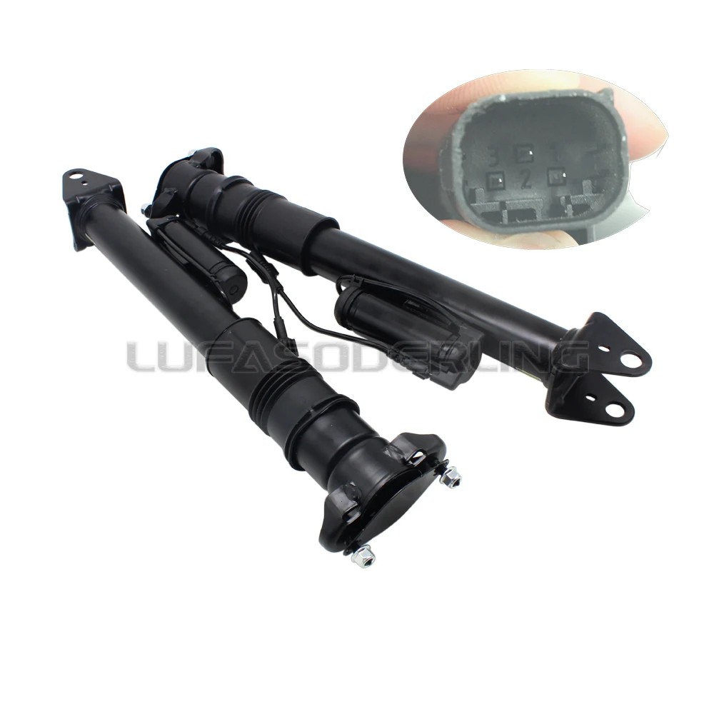 4pcs Rear Air Suspension Shock Absorber Struts + Spring Bags For Mercedes GL Class ML W166 X166 1643200625 1643202031