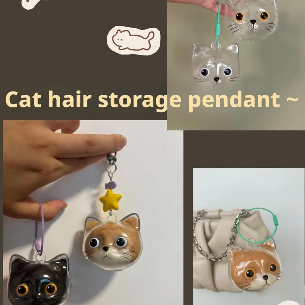 

Pet Hair Keepsake Box Memorial Bottle For Cat Fur Storage Container For DIY Decoration Gift For Pet Lovers Home Display C4A9