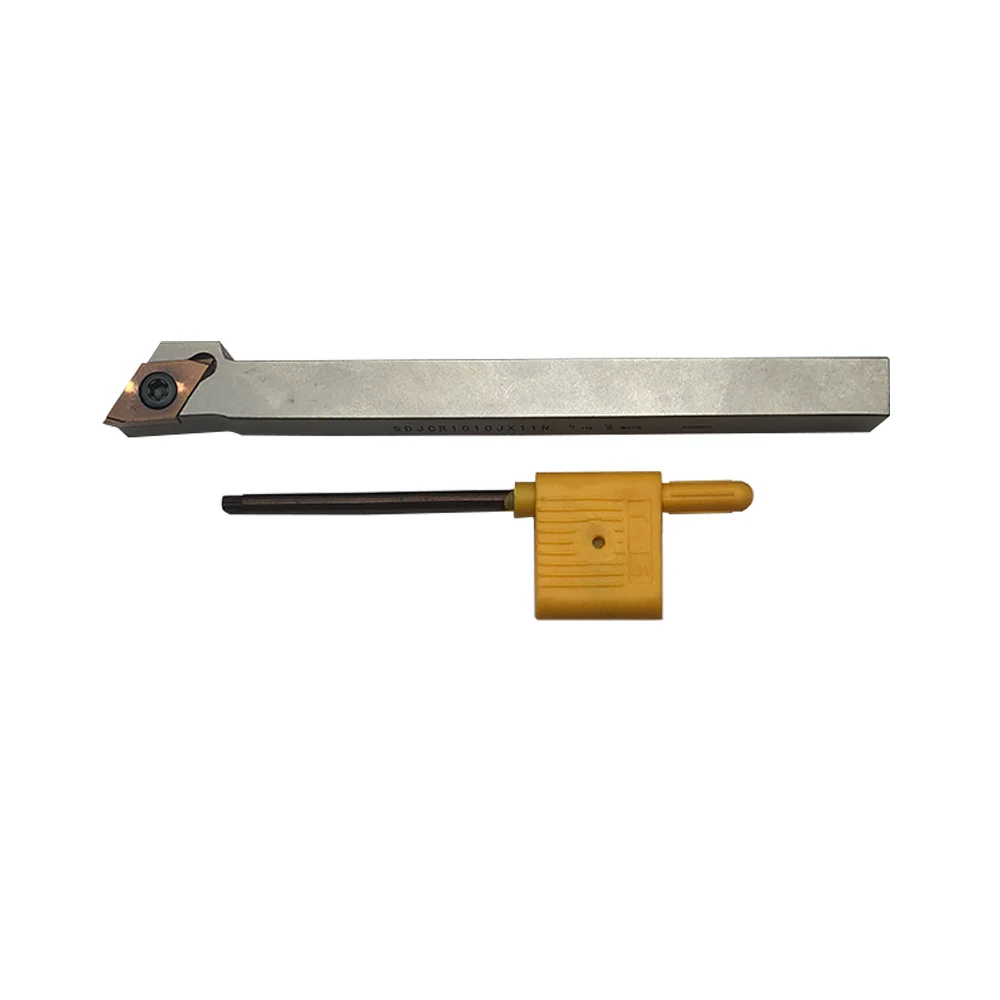 

3/8 Indexable Turning Tool Holder with 1pcs 55 degrees Rhombic insert DCGT11 DCGT insert Finish Turning Carbide Turning inserts