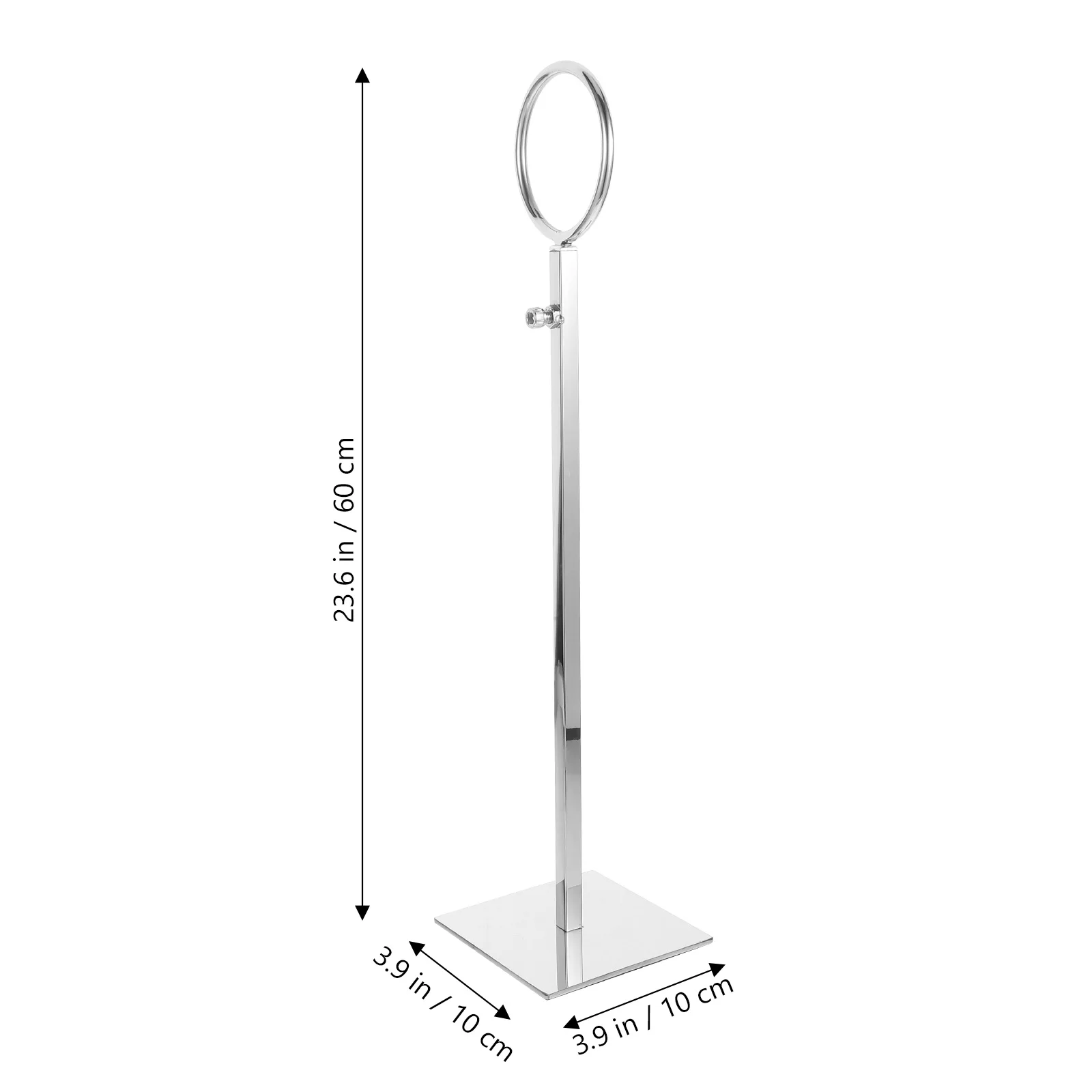 

Adjustable Height Holder Necktie Display Stand For Scarves Ties Shawls Metal Storage Organizer Space Saving Rack Hanging Scarf